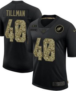 Arizona Cardinals #40 Pat Tillman Men's Nike 2020 Salute To Service Camo Limited NFL Jersey Black
