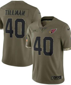 Arizona Cardinals #40 Pat Tillman Nike Men's 2022 Salute To Service Limited Jersey - Olive