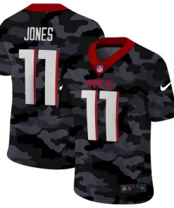 Atlanta Atlanta Falcons #11 Julio Jones Men's Nike 2020 Black CAMO Vapor Untouchable Limited Stitched NFL Jersey Men's