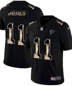 Atlanta Atlanta Falcons #11 Julio Jones Carbon Black Vapor Statue Of Liberty Limited NFL Jersey Men's
