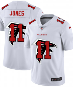 Atlanta Atlanta Falcons #11 Julio Jones White Men's Nike Team Logo Dual Overlap Limited NFL Jersey Men's