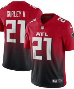 Atlanta Atlanta Falcons #21 Todd Gurley II Men's Nike Red 2nd Alternate 2020 Vapor Untouchable Limited NFL Jersey Men's