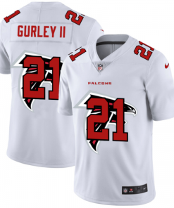 Atlanta Atlanta Falcons #21 Todd Gurley II White Men's Nike Team Logo Dual Overlap Limited NFL Jersey Men's