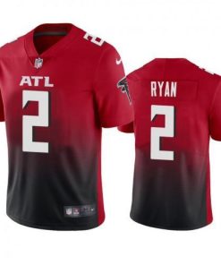 Atlanta Atlanta Falcons #2 Matt Ryan Men's Nike Red 2nd Alternate 2020 Vapor Untouchable Limited NFL Jersey Men's
