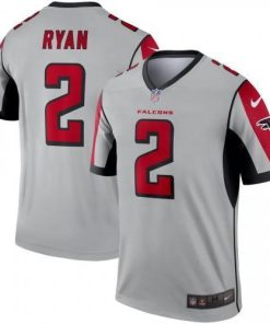 Atlanta Atlanta Falcons #2 Matt Ryan Nike Inverted Legend Jersey Silver Men's