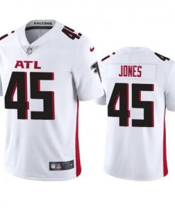 Atlanta Atlanta Falcons #45 Deion Jones Men's Nike White 2020 Vapor Untouchable Limited NFL Jersey Men's