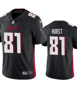 Atlanta Atlanta Falcons #81 Hayden Hurst Men's Nike Black 2020 Vapor Untouchable Limited NFL Jersey Men's