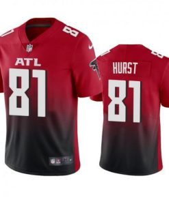 Atlanta Atlanta Falcons #81 Hayden Hurst Men's Nike Red 2nd Alternate 2020 Vapor Untouchable Limited NFL Jersey Men's