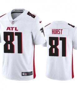Atlanta Atlanta Falcons #81 Hayden Hurst Men's Nike White 2020 Vapor Untouchable Limited NFL Jersey Men's