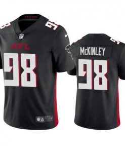 Atlanta Atlanta Falcons #98 Takkarist Mckinley Men's Nike Black 2020 Vapor Untouchable Limited NFL Jersey Men's