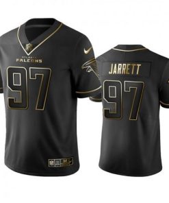 Atlanta Falcons #97 Grady Jarrett Men's Stitched NFL Vapor Untouchable Limited Black Golden Jersey Men's
