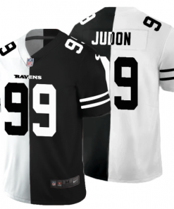 Baltimore Baltimore Ravens #99 Matthew Judon Men's Black V White Peace Split Nike Vapor Untouchable Limited NFL Jersey Men's