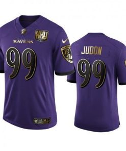 Baltimore Baltimore Ravens #99 Matthew Judon Men's Nike Purple Team 25th Season Golden Limited NFL Jersey Men's