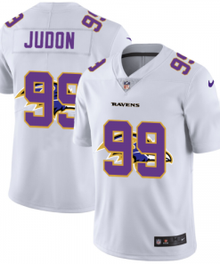 Baltimore Baltimore Ravens #99 Matthew Judon White Men's Nike Team Logo Dual Overlap Limited NFL Jersey Men's