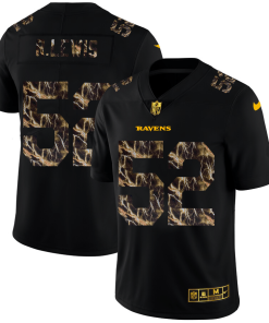 Baltimore Ravens #52 Ray Lewis Men's Black Nike Flocked Lightning Vapor Limited NFL Jersey