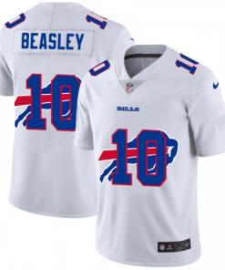 Buffalo Buffalo Bills #10 Cole Beasley White Men's Nike Team Logo Dual Overlap Limited NFL Jersey Men's