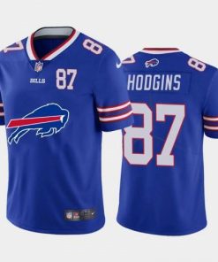 Buffalo Buffalo Bills #87 Isaiah Hodgins Royal Blue Men's Nike Big Team Logo Player Vapor Limited NFL Jersey Men's