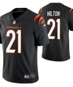 Cincinnati Cincinnati Bengals #21 Mike Hilton Black Men's Nike Vapor Limited Jersey Men's
