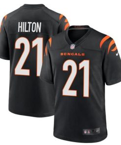 Cincinnati Cincinnati Bengals #21 Mike Hilton Black Nike Alternate Game Jersey Men's