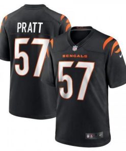 Cincinnati Cincinnati Bengals #57 Germaine Pratt Black Nike Alternate Game Jersey Men's