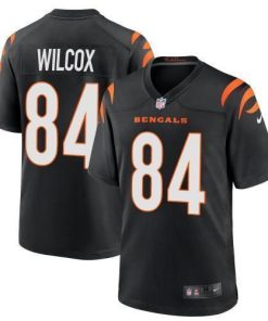 Cincinnati Cincinnati Bengals #84 Mitchell Wilcox Black Nike Alternate Game Jersey Men's