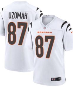 Cincinnati Cincinnati Bengals #87 C.J. Uzomah White Nike Alternate Game Jersey Men's