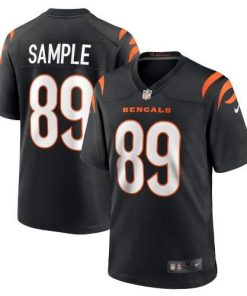 Cincinnati Cincinnati Bengals #89 Drew Sample Black Nike Alternate Game Jersey Men's