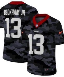 Cleveland Cleveland Browns #13 Odell Beckham Jr. Men's Nike 2020 Black CAMO Vapor Untouchable Limited Stitched NFL Jersey Men's