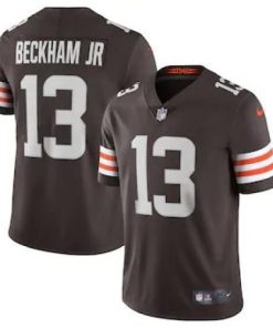 Cleveland Cleveland Browns #13 Odell Beckham Jr. Men's Nike Brown 2020 Vapor Limited Jersey Men's
