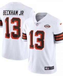 Cleveland Cleveland Browns #13 Odell Beckham Jr. Nike 1946 Collection Alternate Vapor Limited NFL Jersey - White Men's