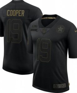 Dallas Dallas Cowboys #19 Amari Cooper Nike 2020 Salute To Service Limited Jersey Black Men's