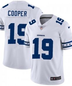 Dallas Dallas Cowboys #19 Amari Cooper Nike White Team Logo Vapor Limited NFL Jersey Men's