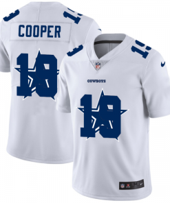 Dallas Dallas Cowboys #19 Amari Cooper White Men's Nike Team Logo Dual Overlap Limited NFL Jersey Men's