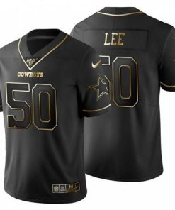 Dallas Dallas Cowboys #50 Dean Lee Men's Nike Black Golden Limited NFL 100 Jersey Men's