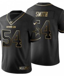 Dallas Dallas Cowboys #54 Jaylon Smith Men's Nike Black Golden Limited NFL 100 Jersey Men's