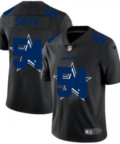Dallas Dallas Cowboys #54 Jaylon Smith Men's Nike Team Logo Dual Overlap Limited NFL Jersey Black Men's