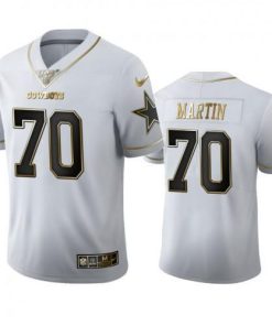 Dallas Dallas Cowboys #70 Zack Martin Men's Nike White Golden Edition Vapor Limited NFL 100 Jersey Men's