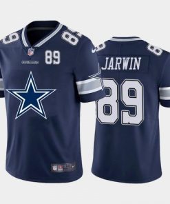Dallas Dallas Cowboys #89 Blake Jarwin Navy Blue Men's Nike Big Team Logo Player Vapor Limited NFL Jersey Men's