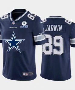 Dallas Dallas Cowboys #89 Blake Jarwin Navy Blue Men's Nike Big Team Logo With Established In 1960 Patch Vapor Limited NFL Jersey Men's