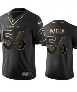 Denver Broncos #56 Dekoda Watson Men's Stitched NFL Vapor Untouchable Limited Black Golden Jersey Men's