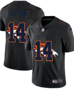 Denver Denver Broncos #14 Courtland Sutton Men's Nike Team Logo Dual Overlap Limited NFL Jersey Black Men's