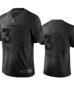 Denver Denver Broncos #30 Terrell Davis Men's Nike Black NFL MVP Limited Edition Jersey Men's
