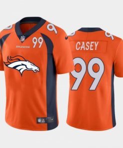 Denver Denver Broncos #99 Jurrell Casey Orange Men's Nike Big Team Logo Player Vapor Limited NFL Jersey Men's