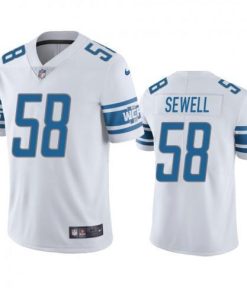 Detroit Detroit Lions #58 Penei Sewell White Men's Stitched NFL Vapor Untouchable Limited Jersey Men's