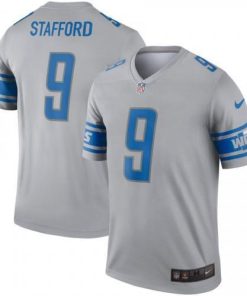 Detroit Detroit Lions #9 Matthew Stafford Nike Inverted Legend Jersey Gray Men's