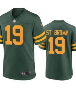 Green Bay Green Bay Packers #19 Equanimeous St. Brown Men's Nike Alternate Game Player NFL Jersey - Green Men's