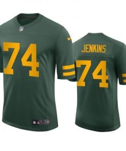 Green Bay Green Bay Packers #74 Elgton Jenkins Men's Nike Alternate Vapor Limited Player NFL Jersey - Green Men's