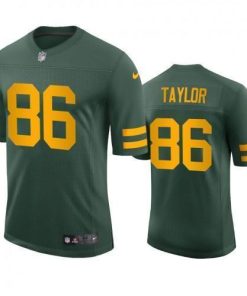 Green Bay Green Bay Packers #86 Malik Taylor Men's Nike Alternate Vapor Limited Player NFL Jersey - Green Men's
