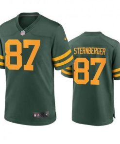 Green Bay Green Bay Packers #87 Jace Sternberger Men's Nike Alternate Game Player NFL Jersey - Green Men's