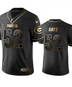 Green Bay Packers #52 Rashan Gary Men's Stitched NFL Vapor Untouchable Limited Black Golden Jersey Men's